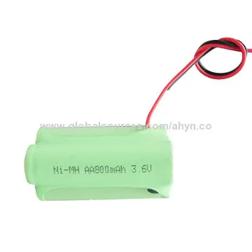 3.6V AA/600mAh NiMH Batteries