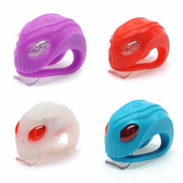 Bicicleta led luz de silício para bicicleta de montanha