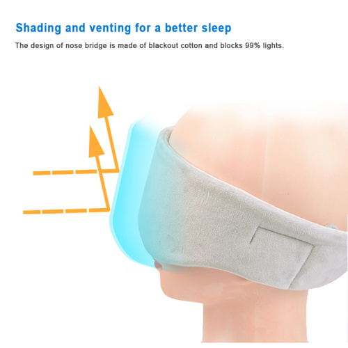 Headphone Masker Mata Nirkabel Bluetooth Tipis untuk Tidur