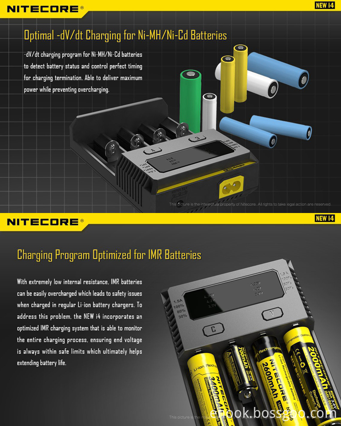 2017 100% Original Nitecore I4 Charger