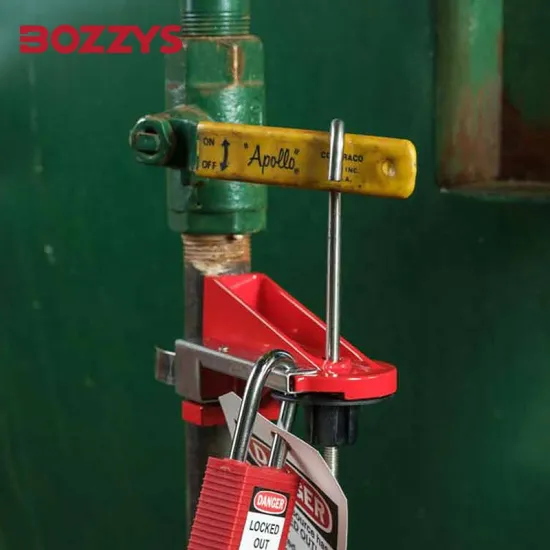 Loto 163*56*186mm Perma-Mount Industrial Safety Ball Valve Lockout Tagout Devices