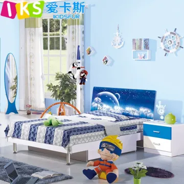 mini and funny kids loft bed, modern kids beroom furniture bed