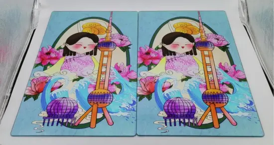 cutomized design glass hob cover