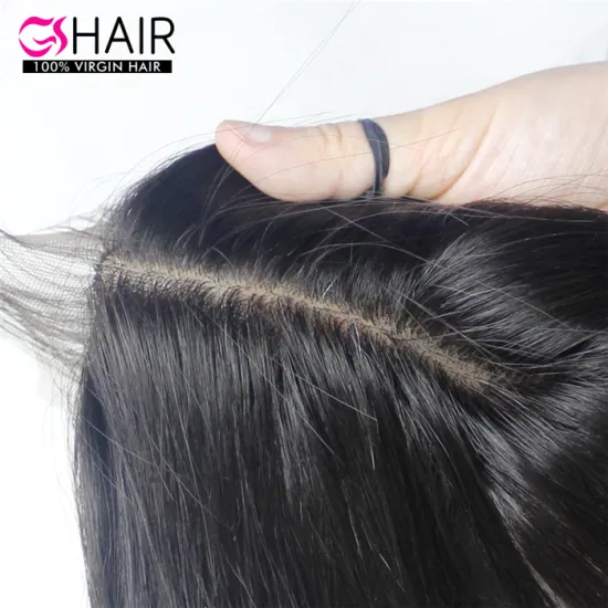 GShair Wholesale Top Grade Silk Base Closure - Brazilian Human Hair Body Wave/Silky Straight Wave 4x4
