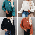 Women Chunky Lightweight Loose Knit Pullover