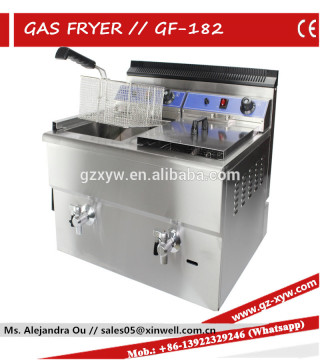 Gas Fryer GF-182 with 18+18Liter (DOUBLE)