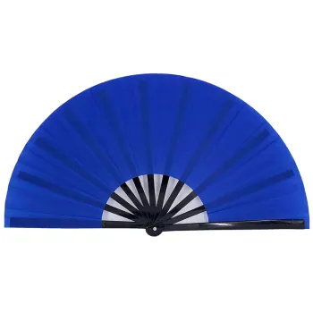 Wholesale Customized Clack Folding Hand Fans - Large Bamboo & Plastic Wedding Festival Accessories