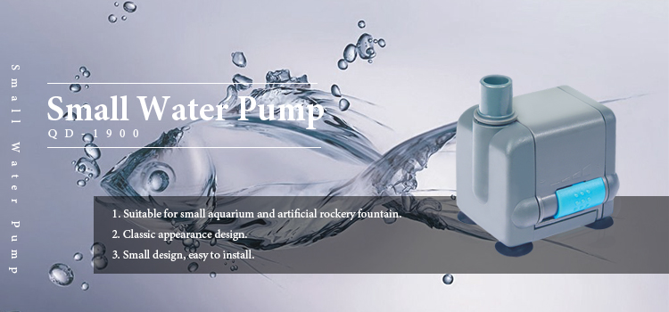 Small Water Pump QD-1900 For Aquarium&Artificial Fountain