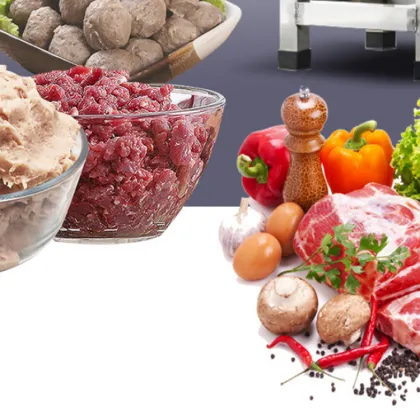 Stainless Steel Meatball Beater Machine for Meat Processing and Smoking