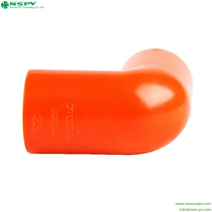 PVC Solid Elbow 90 degree angle PVC tube fittings
