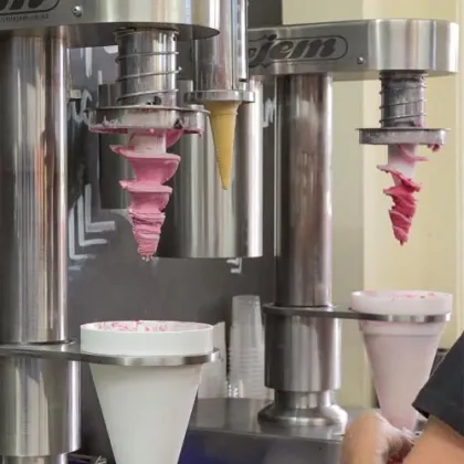 mc flurry ice cream real fresh fruit ice cream mixing machine