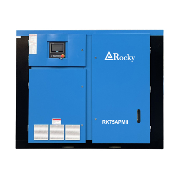 75HP Two Stage Screw Compressor - 55kw Rotary Screw Air Compressor