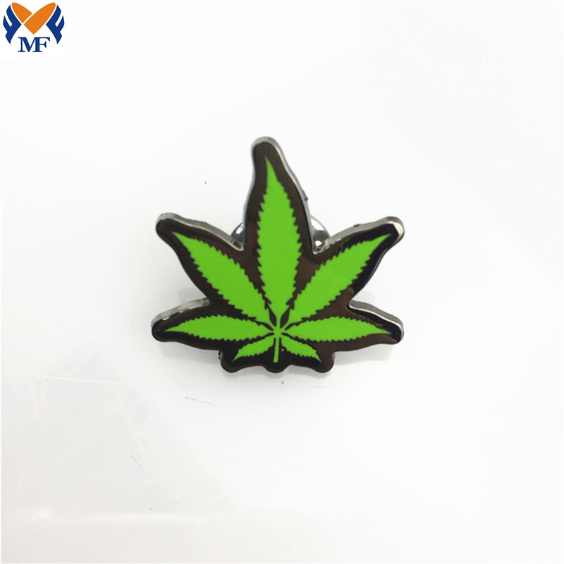 Weed Enamel Pin Jpg