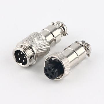Aviation Plug M12 Docking Type GX12 5Pin Connector