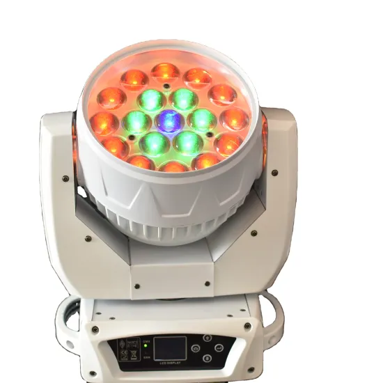 Professional 19LEDs RGBW 12W LED Wash Moving Head Light with Circle Effect for Party, DJ, Disco, and Club Lighting Equipment