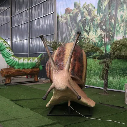 Large animatronic insect snail