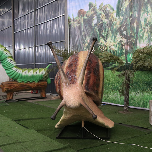 Large animatronic insect snail