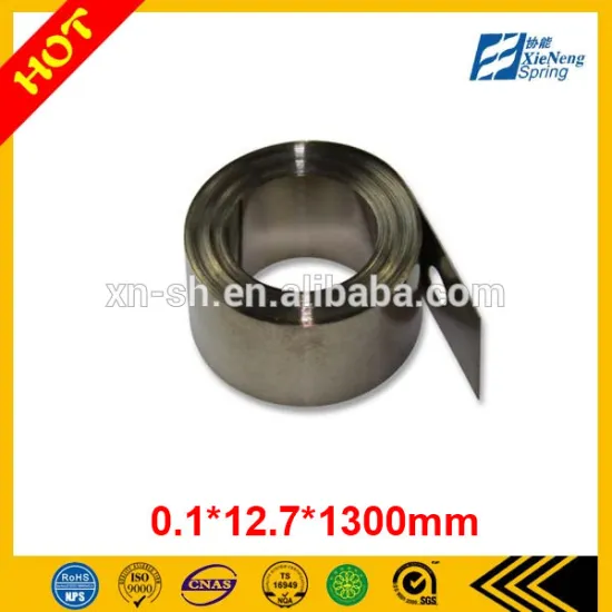 0.1*12.7*1300mm SUS301 coil flat power constant force spring