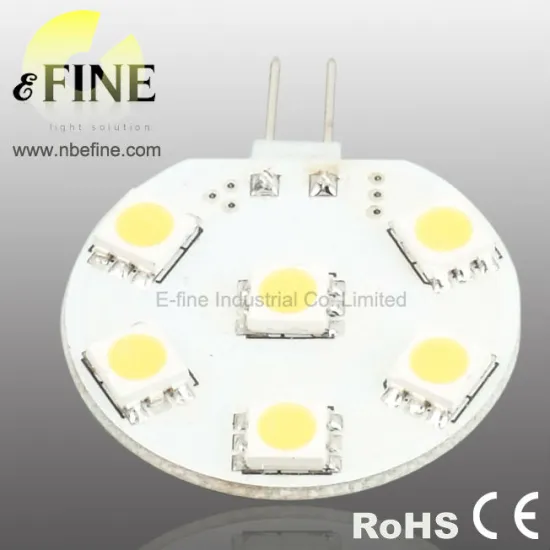 G4 LED bulb SMD 5050 6pcs G6.35 LED bulb