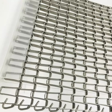 Stainless steel flat wire mesh conveyor belt