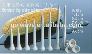 Plastic,PLA(polylactide) Material biodegradable plastic golf tee,PLA golf tee,Biodegradable golf tee