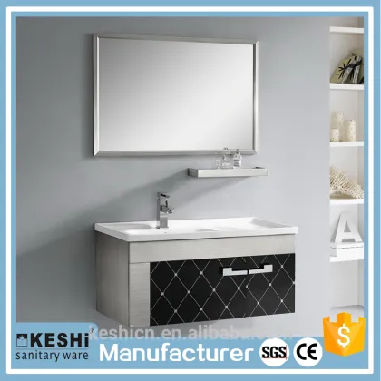 Modern design sanitary ware china stainless steel bathroom cabinet sanitary ware china