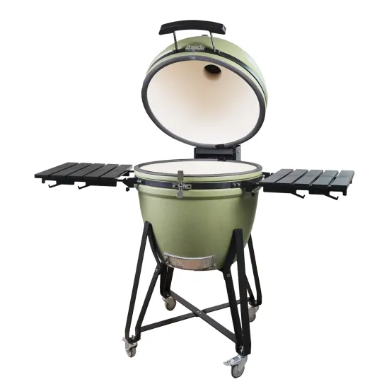 Auplex High-quality Charcoal BBQ Barbecue Kamado Green 23 Inch Egg Grill