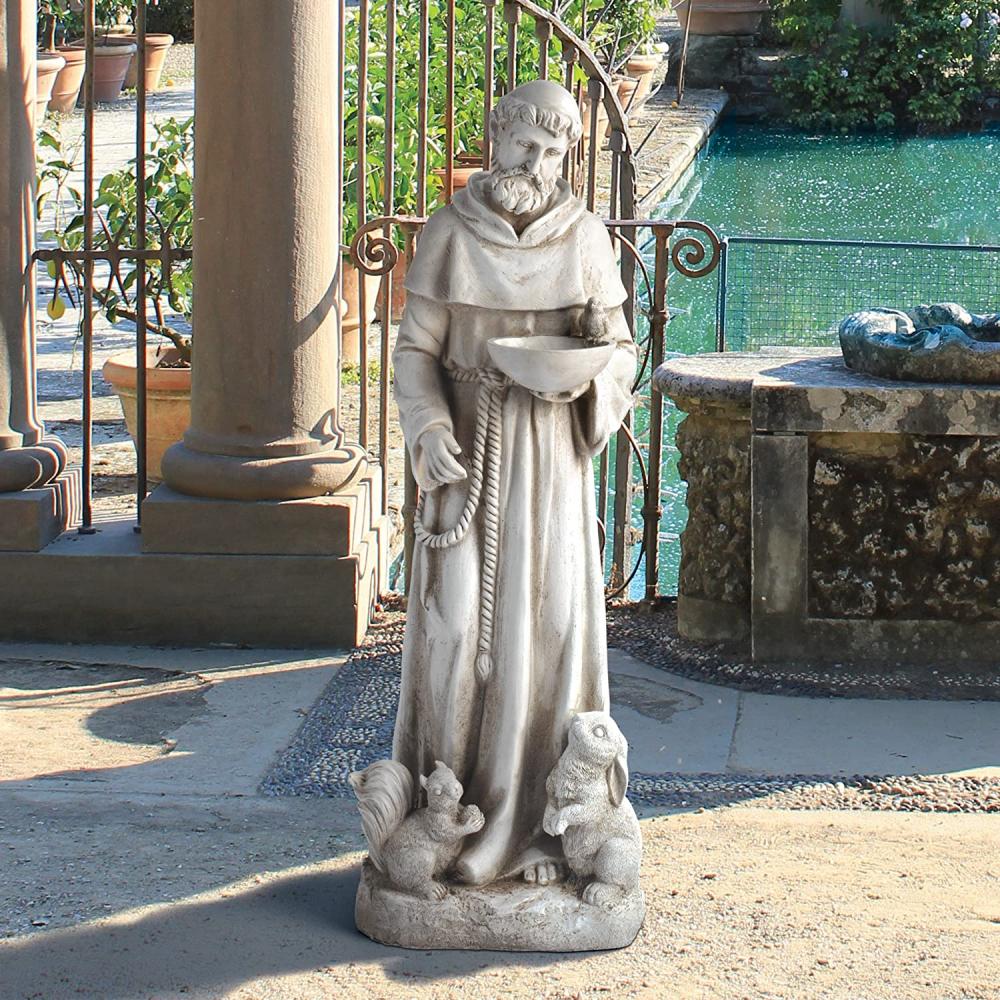 Святой Франциск религиозный сад декор
