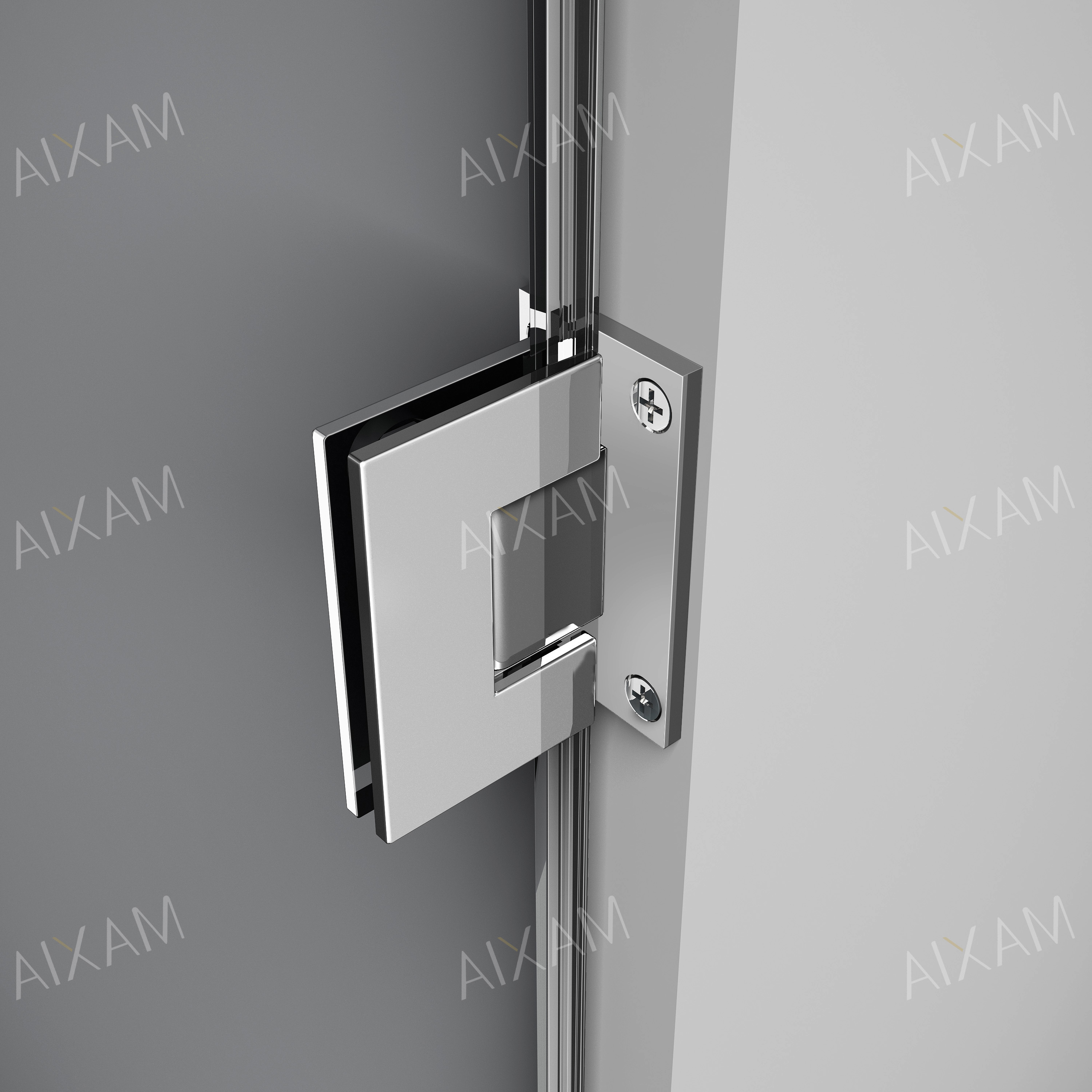 Квадратная душевая комната