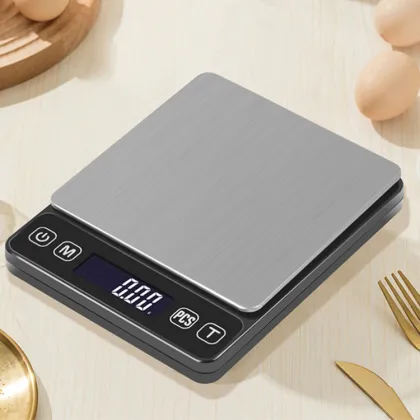 High Precision Stainless Steel Electronic Kitchen Scales (500g/0.01g)