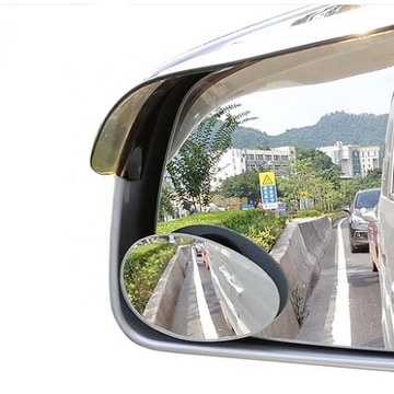 Car Side View Blind Spot Wide Angle Round Mirror