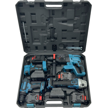 Multipurpose HIERKIN 21V Cordless Tools Combo Kit: The Ultimate Electric Impact Hammer Drill and Power Tool Set