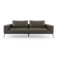 Italian top layer leather modern corner sofa