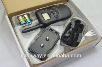 Remote training digital dog training collar with vibration and static shock