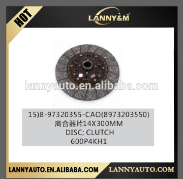 8973203550 8-97320355-CAO truck 600P clutch disc for 4HK1 engine disc clutch
