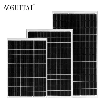 Mono Photovoltaic PV Panel System: 50W to 200W Home Solar Panels
