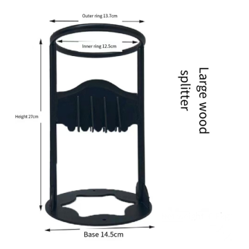 Zware Wood Splitter: Log Splitting Tool voor aanmaak en metaalverwerking