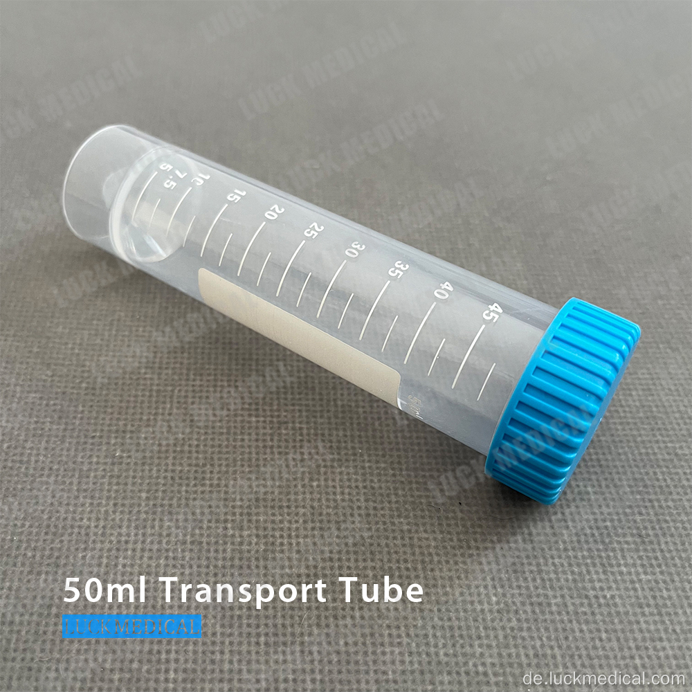 Transportrohr externer Gewinde 50 ml