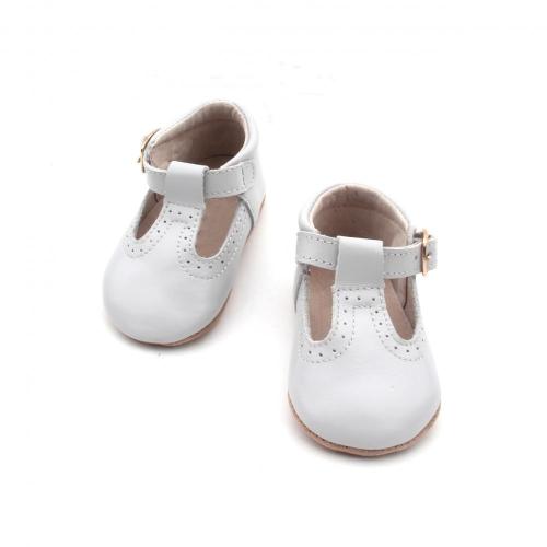 Chaussures Mary Jane pour bébé en cuir souple