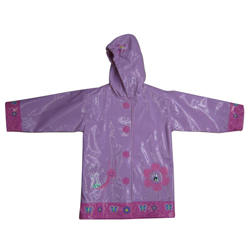 Good-looking Kids PU Raincoat