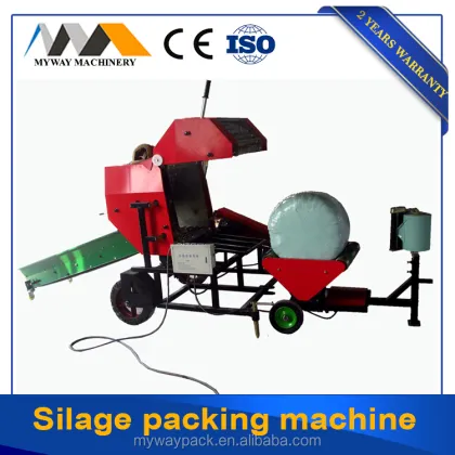 Self-powered small hay baler