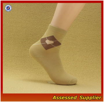 Women Fashion Crew Socks/Brown Women Crew Socks/Heart Pattern Women Crew Socks 13003