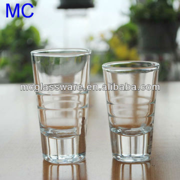 Machinemade transparent shot glass sets