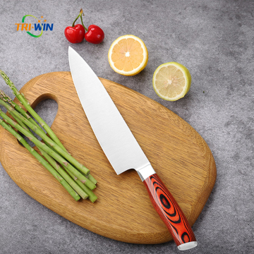 Kitchen Chef Knife with Pakka Wood Handle