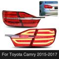 Lanternas traseiras de Hcmotionz para Toyota Camry 2015-2017 fumaça