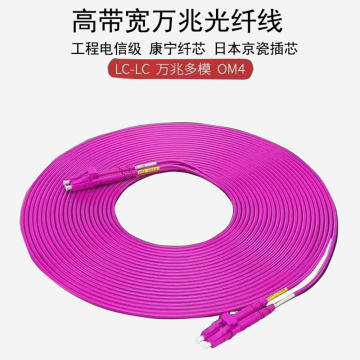 Cable de fibra óptica de diez gigabits de alto ancho de banda