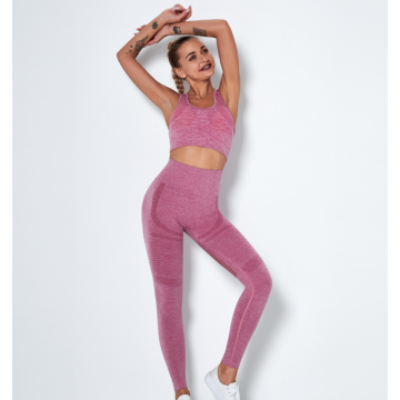 Leggings push up de cintura alta preta / cinza