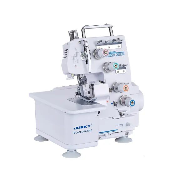High-Quality JUKKY JK4-434D Overlock Sewing Machine for Home Use - Hot Sale Apparel Machinery