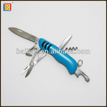 2017 Hot Selling Wave Shape Promotional Multi Functions Gift Folding Knife