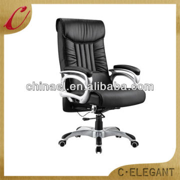 PU Leather material excutive oak swivel office chair